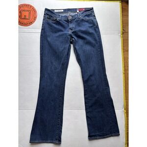 Express Y2K X2  Quality Denim Curvy Regular Rise Boot Cut Women Sz 10 Long Jeans